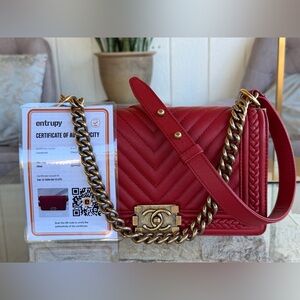 LIKE 🆕 Chanel Boy Bag Limited Edition COA READY